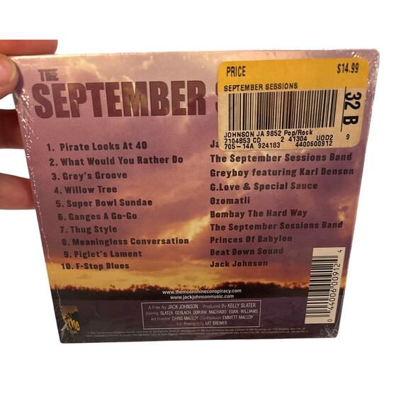 The September Sessions Soundtrack CD (2002) Jack Johnson NEW Sealed Surf Music - Picture 3 of 5